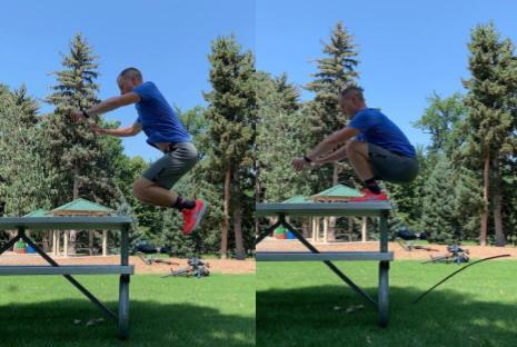 Logan Von Bokel Plyo Strength Training Box Jump