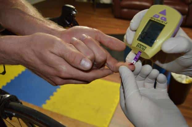 Blood lactate test Blood lactate test