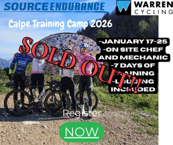2025 Calpe Camp Sold out